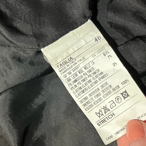 Italian Wool Blend Blazer - Picture 4 of 5